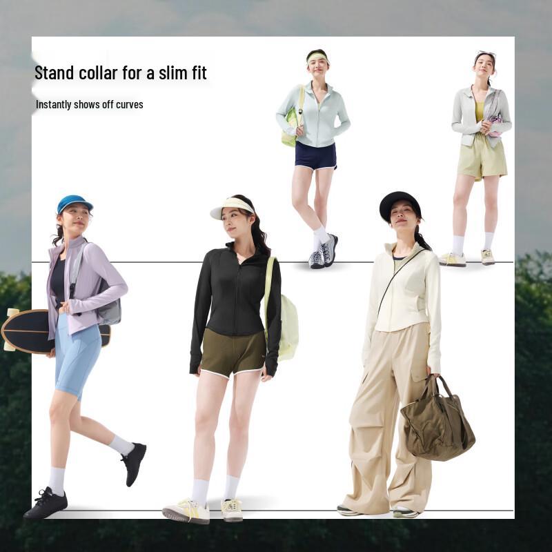 beneunder Женская облегающая куртка с защитой от УФ-излучения AL819