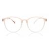 Full Rim Oval Transparent Faded Brown Haydn Blue Light Block 261257 C12 Fashion Unisex Eyeglasses