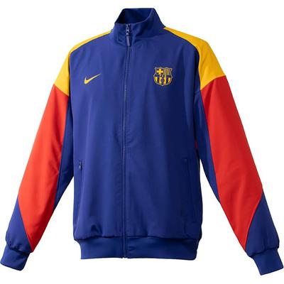 Сине-красно-золотистая тренировочная куртка Dri-Fit ФК «Барселона» Strike FJ5427-455