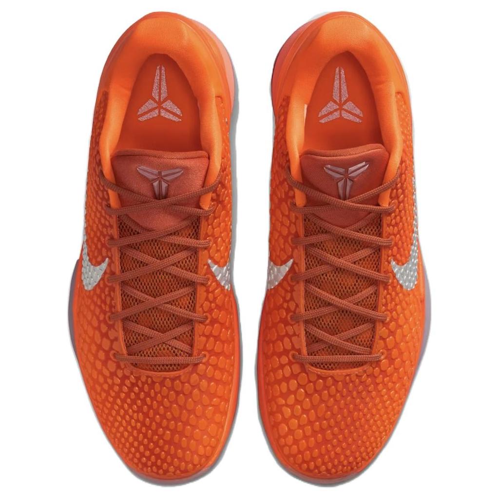 Nike Zoom Kobe 6 Protro Total Orange Unisex Sneakers Metallic-Silver Cosmic-Clay IH1871-800