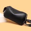 First Layer Cowhide Women's Bag Shoulder Bag Spring New Simple and Fashionable Wide Shoulder Strap Messenger Bag