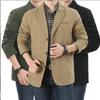 Spring and Autumn Men's Blaze Suit Jacket Casual Blazers Cotton Loose Jackets Oversized Male Outerwear