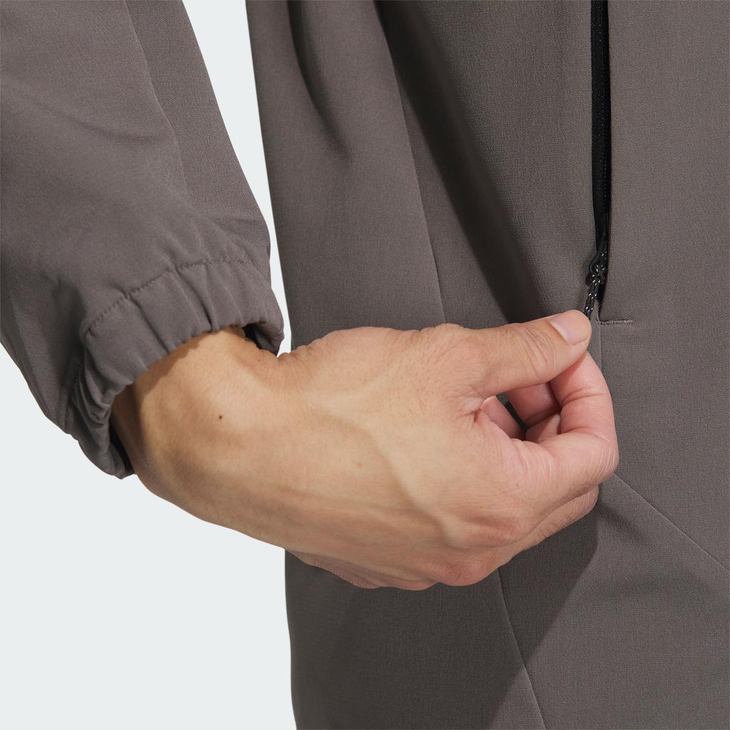 Adidas Wind.Rdy Softshell без капюшона цветной блок логотип спортивная уличная винтажная куртка мужская куртка угольно-серый IP0734