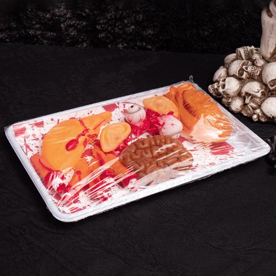 Реалистичный поддельный орган тела, жуткая пластиковая модель человеческого сердца и мозга для мероприятий в стиле хоррор, домов с привидениями, баров, вечеринок на Хэллоуин, реквизит