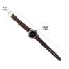 Round Color Strap Dial Leather Strap Quartz Analog Watch Watch Accessories