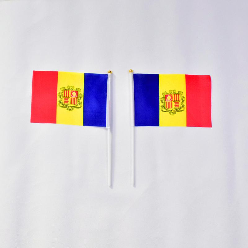 Andorra 10pieces of 14*21 cm hand-waving flags