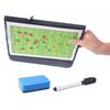 Coach s Soccer Strategy Boards Magnetic Dry Erase Football Coaching Board Foldable Double Sided Soccer Clipboard