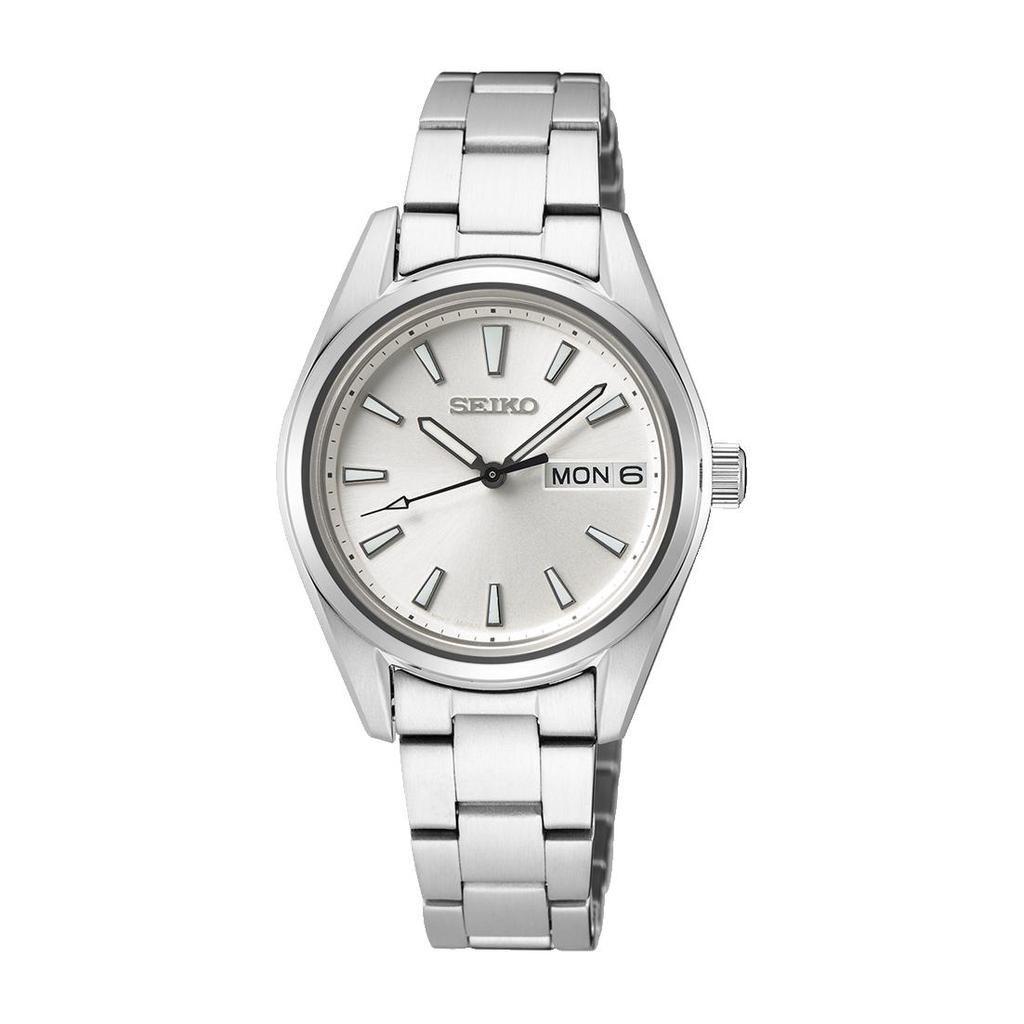Seiko Классические женские кварцевые часы из нержавеющей стали SUR349P1