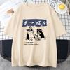 Women Tshirt Streetwear Japanese Harajuku Funny Drinking Cat T-Shirt 100% Cotton Summer Cartoon T Shirt Unisex Hip Hop Tops Tees Unisex T-shirt