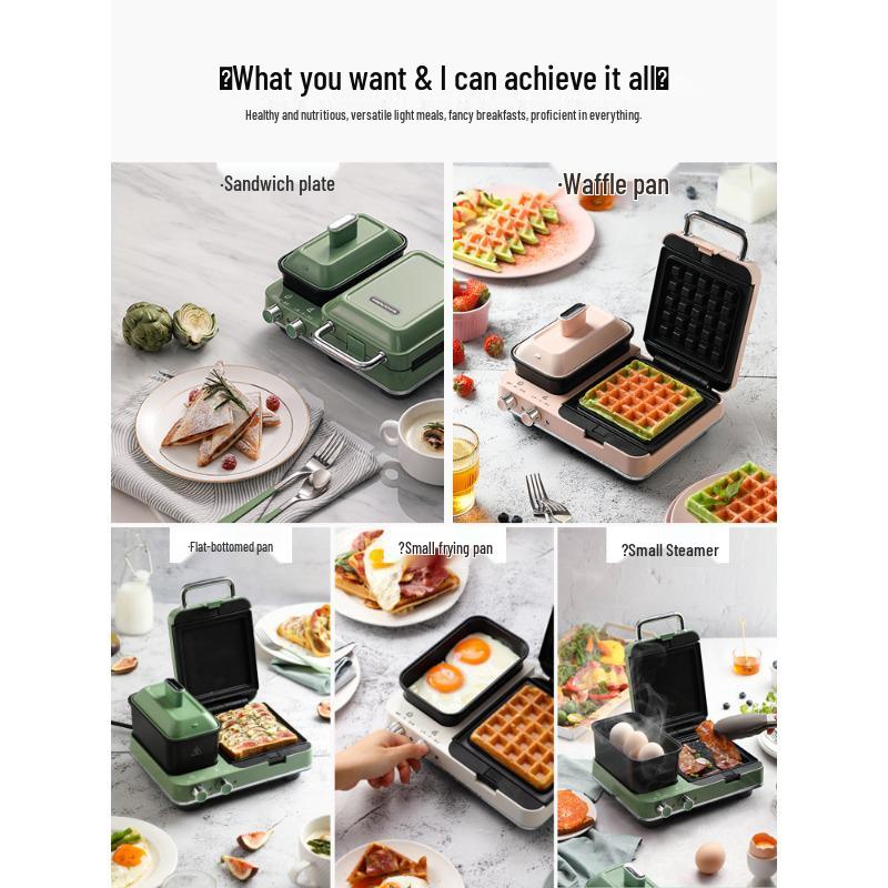 UK Mofei Multifunctional Breakfast Maker: Sandwich, Waffle, Toast, and Grill Machine
