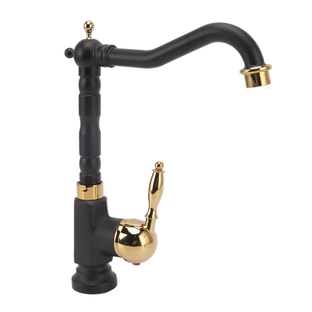 Смеситель для раковины в ванной комнате с одним отверстием, европейский стиль, однорычажный смеситель для раковины в ванной комнате, холодная и горячая вода