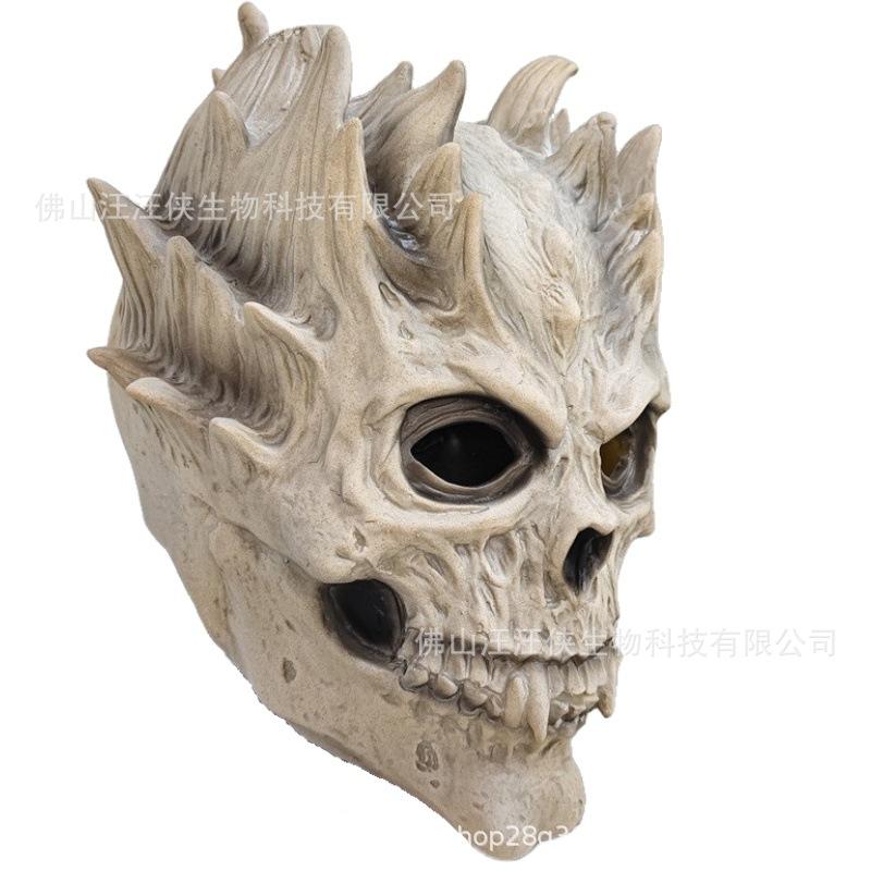 New Halloween skull mask with moving mouth Movable Mouth Skull Full Head Skull Mask