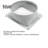 Heat Resistant Hose Connector 5.9 Inch Portable AC Exhaust Adapter Square to Universal Round Vent for Mobile Air Conditioner, Replacement Coupler