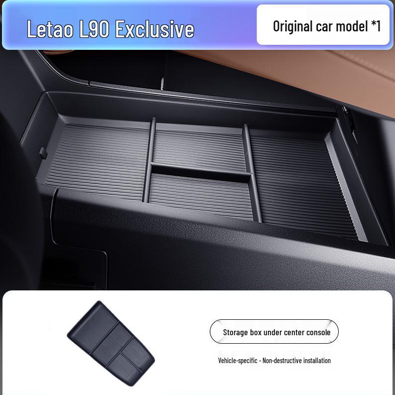 Lydo L90 Center Console Lower Storage Box for 25 Models - Car Armrest Box Storage Modification Accessories.