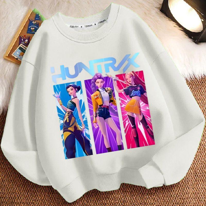 Children's Witch Hunt Team Round-neck Hoodie, Spring and Autumn Boys' and Girls' Long-sleeved Casual Jacket