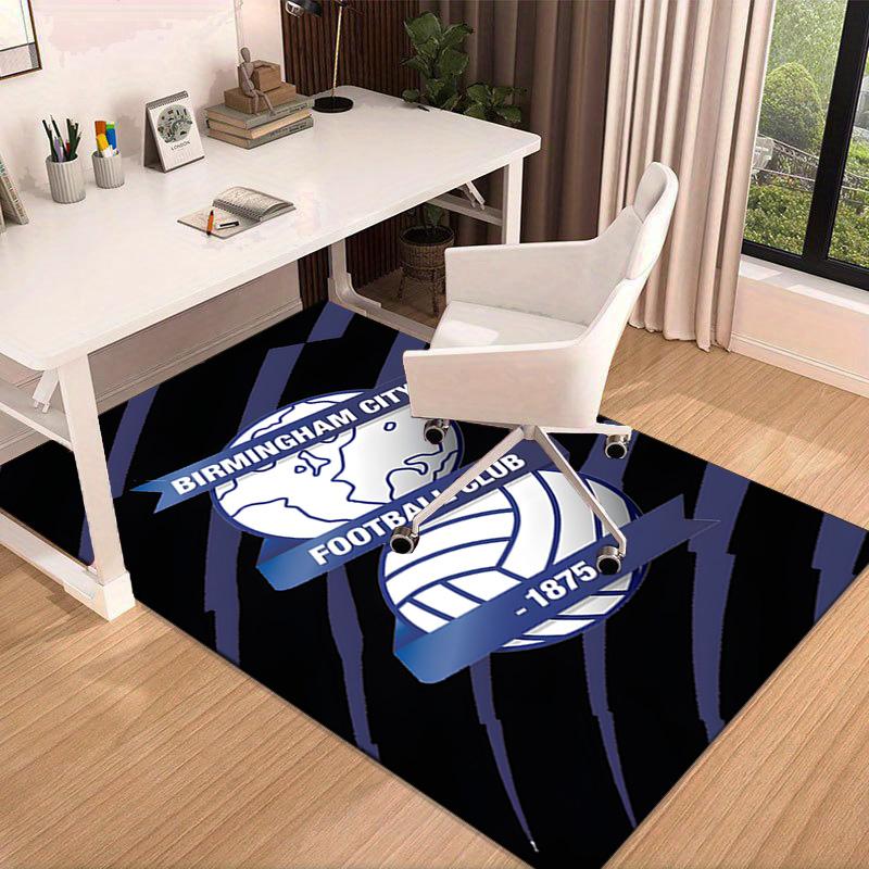 Birming-ham Football Club Printed Area Rug for Office, Chair Rug, Decorative Carpet Floor Mat, Large Size Fan gifts Christmas gifts