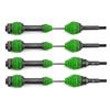 4 Pcs Rr Drive Shaft Steel Driveshaft CVD Replacement for   Slash Rustler Hoss   VXL 4X4 1/10 Remote control Car