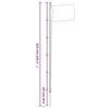 VidaXL Sectional Flagpole Silver 6.23 M Aluminium 153562