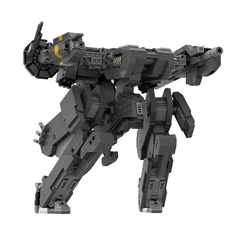 Buildmoc Metal Mech Geared Solid Rex Robots Model MOC Set Building Blocks Kits Toys for Children Kids Gifts Toy 1883PCS Bricks