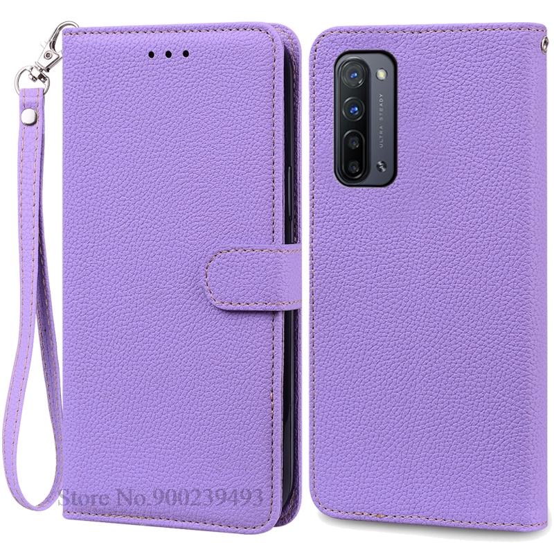 Для OPPO Find X2 Lite Чехол Кошелек Кожаный Чехол-книжка Для OPPO Find X2 Lite Чехол-книжка Чехол для телефона Coque Fundas Shell