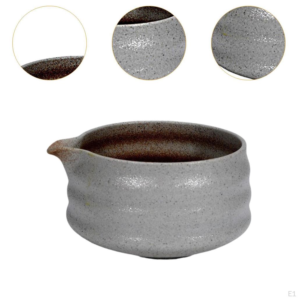 Керамическая чаша для матча, чашка для зеленого чая ручной работы с носиком для наливания, фарфор ручной работы