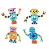 Robot Building Toys For Kids Wooden Robot Building Playset Fine Motor Skills Educational Toys Birthday Gifts For Boys Girls