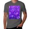 Purple Eyeball Pattern Tshirt Summer Print Short Sleeve Tee Tshirt