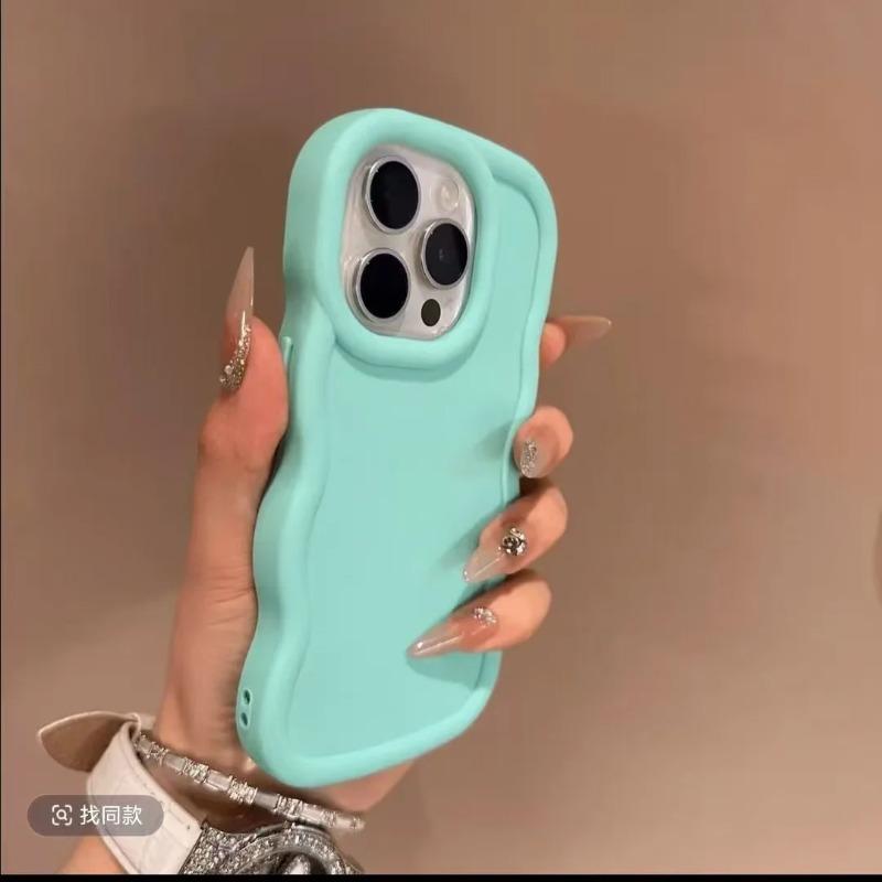 Чехол для телефона Redmi Note 14 13 12 11 Pro Plus 12S 11S Pro+ 5G 4G, 3D Волна, Милый, Цвет Макарон, Конфетный, Мягкий