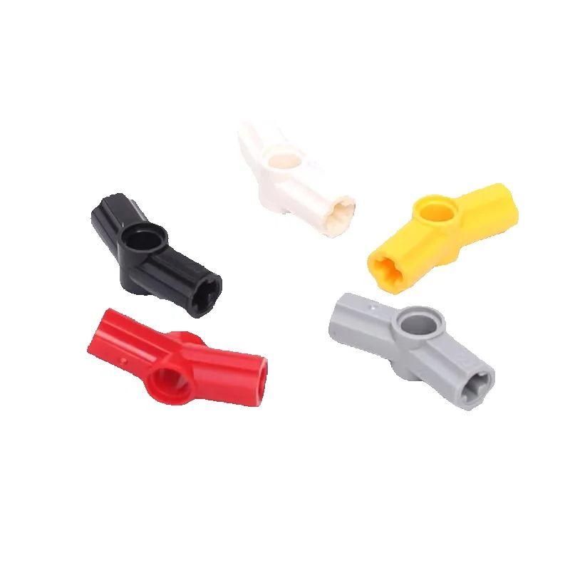 10Pcs 3 Axle and Pin Connector Angl 3 Bricks Building Blocks DIY Accessories Compatible with Toy