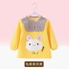 Waterproof Baby Long Sleeve Bib Apron Anti-dirty Toddler Eating Reverse Wear Smock Kids Feeding Coverall for Boys Girls Autumn Winter