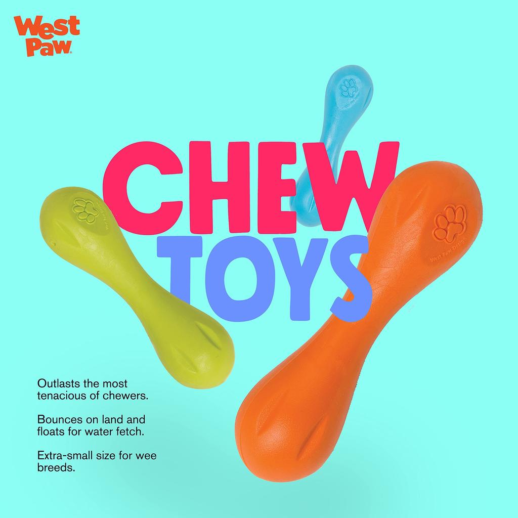 West Paw прочная игрушка для собак Zogoflex Harley Granny Smith размер S (зеленый)