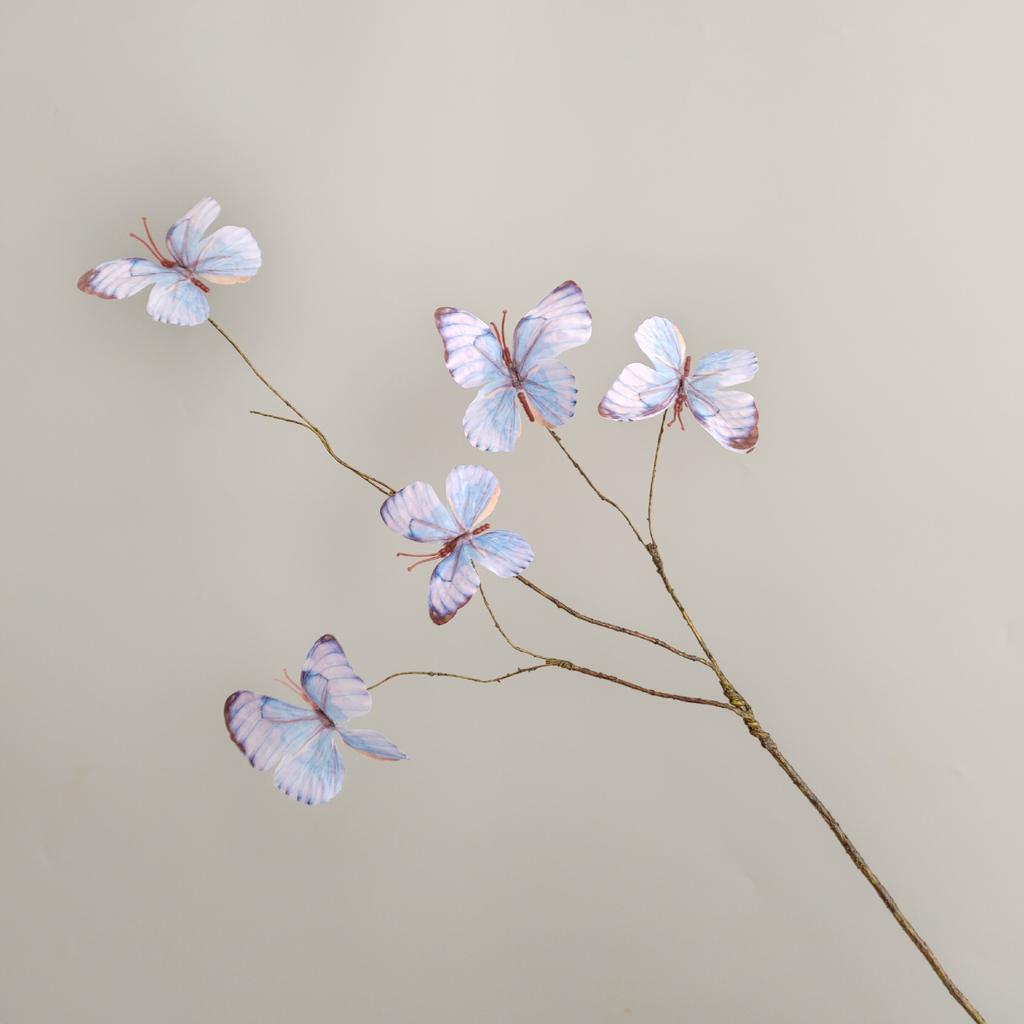 Internet celebrity explosion simulation dead branch butterfly home garden wind window flower 3D simulation dream butterfly