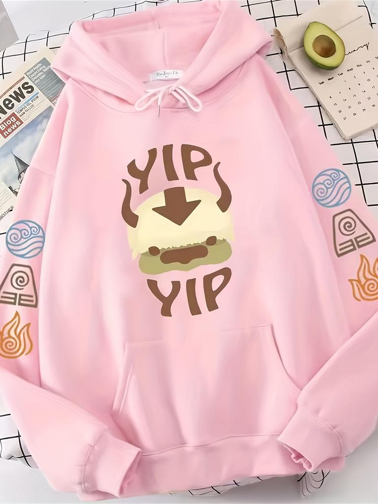 Men's 2025 Trendy Graphic Print Hooded Sweatshirt Beige Loose Casual Pullover Relaxed Fit Top Durable Casualwear Sweater Hoodie