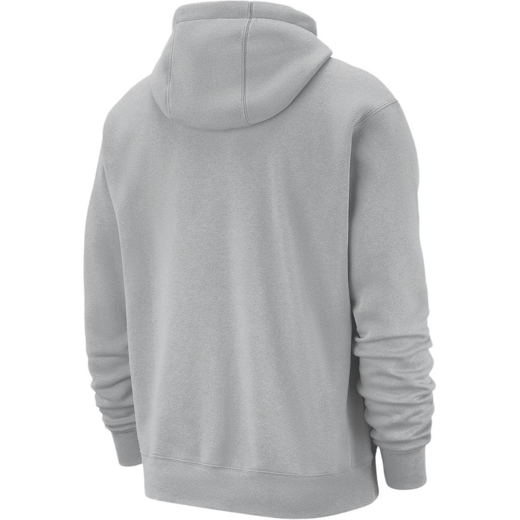 Nike X NBA Brooklyn Nets Club FW24 City Edition Series Удобная толстовка с капюшоном Мужские толстовки Flat-Silver White FZ0588-007