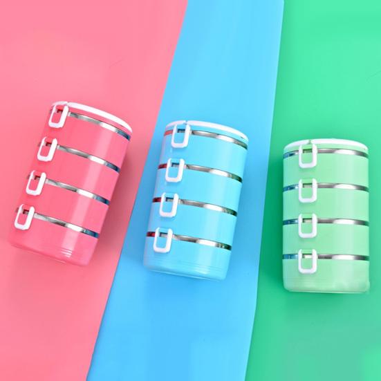 Портативный тепловой ланч-бокс из нержавеющей стали Bento школьный контейнер для еды для пикника