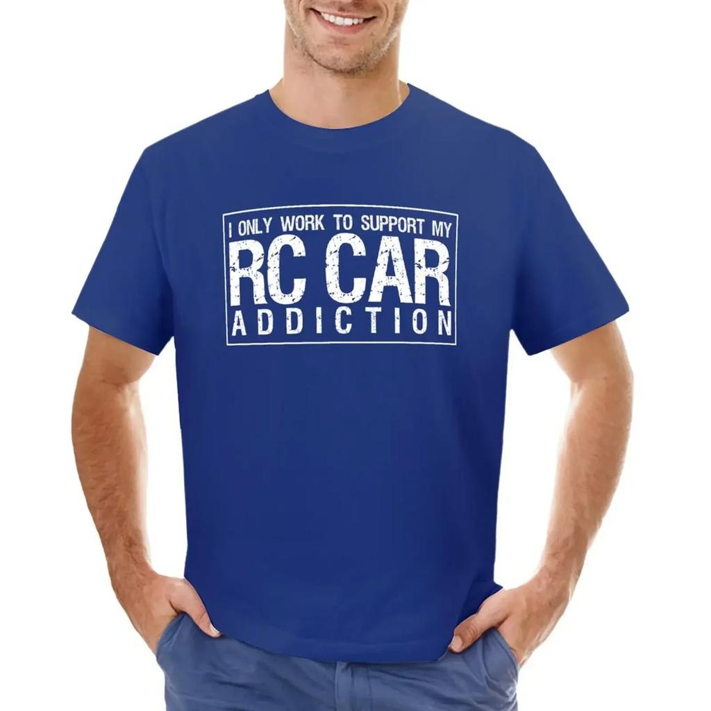 Футболка RC Car Addiction с коротким рукавом, новое издание, тяжелые футболки для мужчин