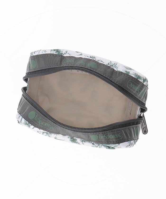 Мешочек SQUARE Olive Holiday Toile de Jouy [LeSportsac] [Официальный] COSMETIC/6701