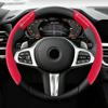Дышащие противоскользящие чехлы на руль автомобиля из замши для Mercedes Benz W212 W213 W205 W177 W247 W176 CLS CLA CLK CLG Аксессуары