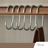 5pcs Hanging Clasp Holder Hooks Multifunction Drying Hooks New C Shape Hooks  Closet Organizer