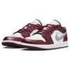 Air Jordan 1 Low Cherrywood Red Men Sneakers White Cement-Grey 553558-615