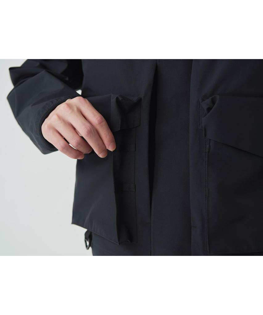 Куртка вейдерсная Snow Peak Toned Trout 3L, размер идеально подходит для улицы и кепки, LBLACKTT2510-JK01, кемпинг, активности, фестивали.