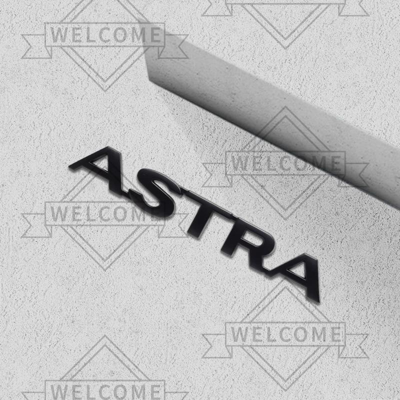 3D Car Stickers For Opel ASTRA G H J K F Vauxhall GSI OPC Line Emblem Auto Body Letter Badge Trunk Decal Decoration Accessories
