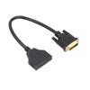 Двойной HDMI-совместимый гнездовой адаптер 24+1 штекер к кабелю DVI Двунаправленный провод-конвертер