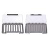 Fly Fishing Box Waterproof Lightweight Transparent ABS Shell Fishing Tackle Hooks Box