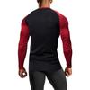 Spring Autumn Men's Fashion Quick Dry Athletic Long Sleeve T Shirt Moisture Wicking Performance Gym Training Tops