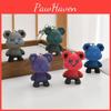 Bear Acrylic Starry Chameleon Keychain Color Changing Christmas Festival Gifts