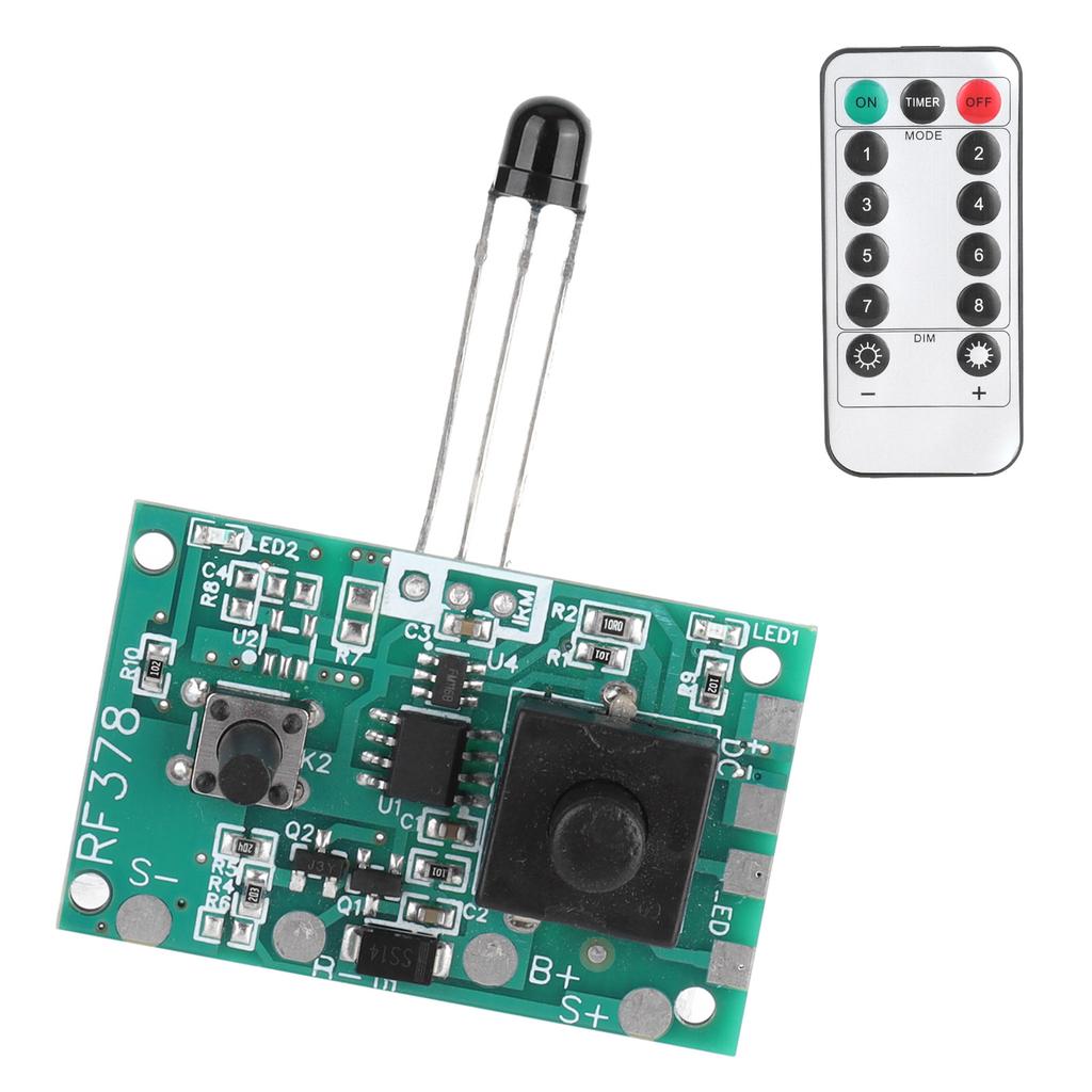 3.7 В солнечная лампа контроллер модуля цепи печатная плата с пультом дистанционного управления для солнечных гирлянд