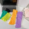 Breathable Five-finger Socks Pure Cotton Netherstock Fashionable Split-toe Socks  Motion