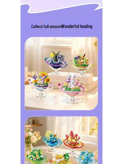 Keeppley Pokémon Eevee Family Building Blocks Toy Set for Kids