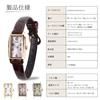 Solar Watch Made In Japan LeClair Genuine Lizard Leather [LCREA] Women's (RECTANGLE/Silver, Belt/LC2002-SSTBR)